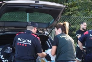 Macrodispositiu policial a la Jonquera