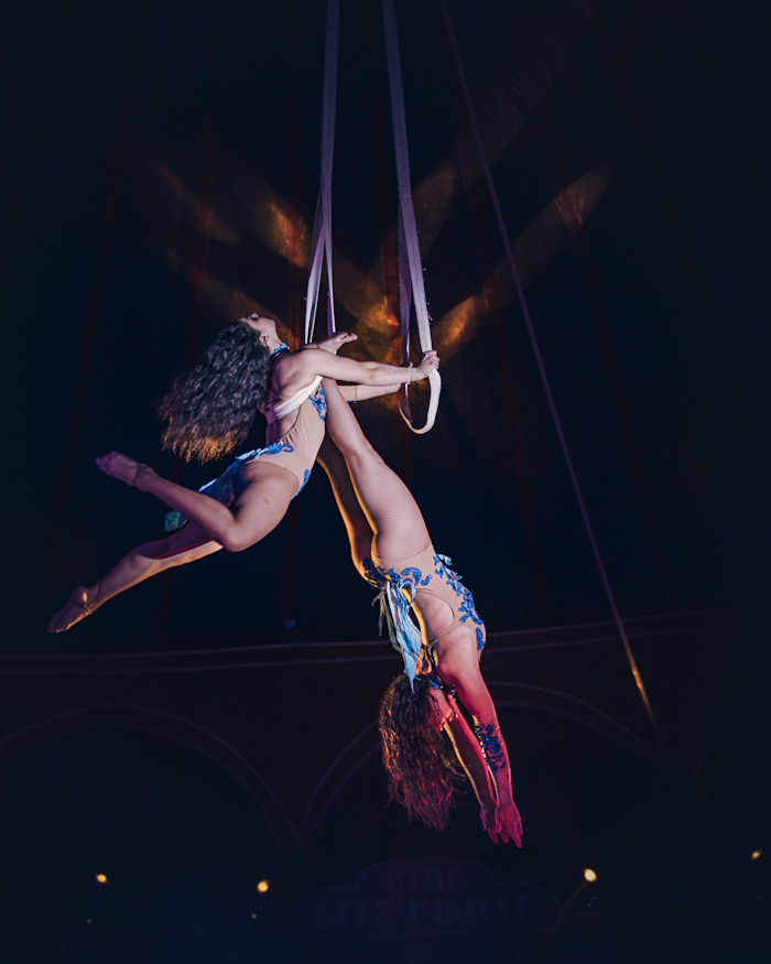 El Raluy està considerat el millor circ d´Espanya. Las germanas Raluy en el espectacle Terra