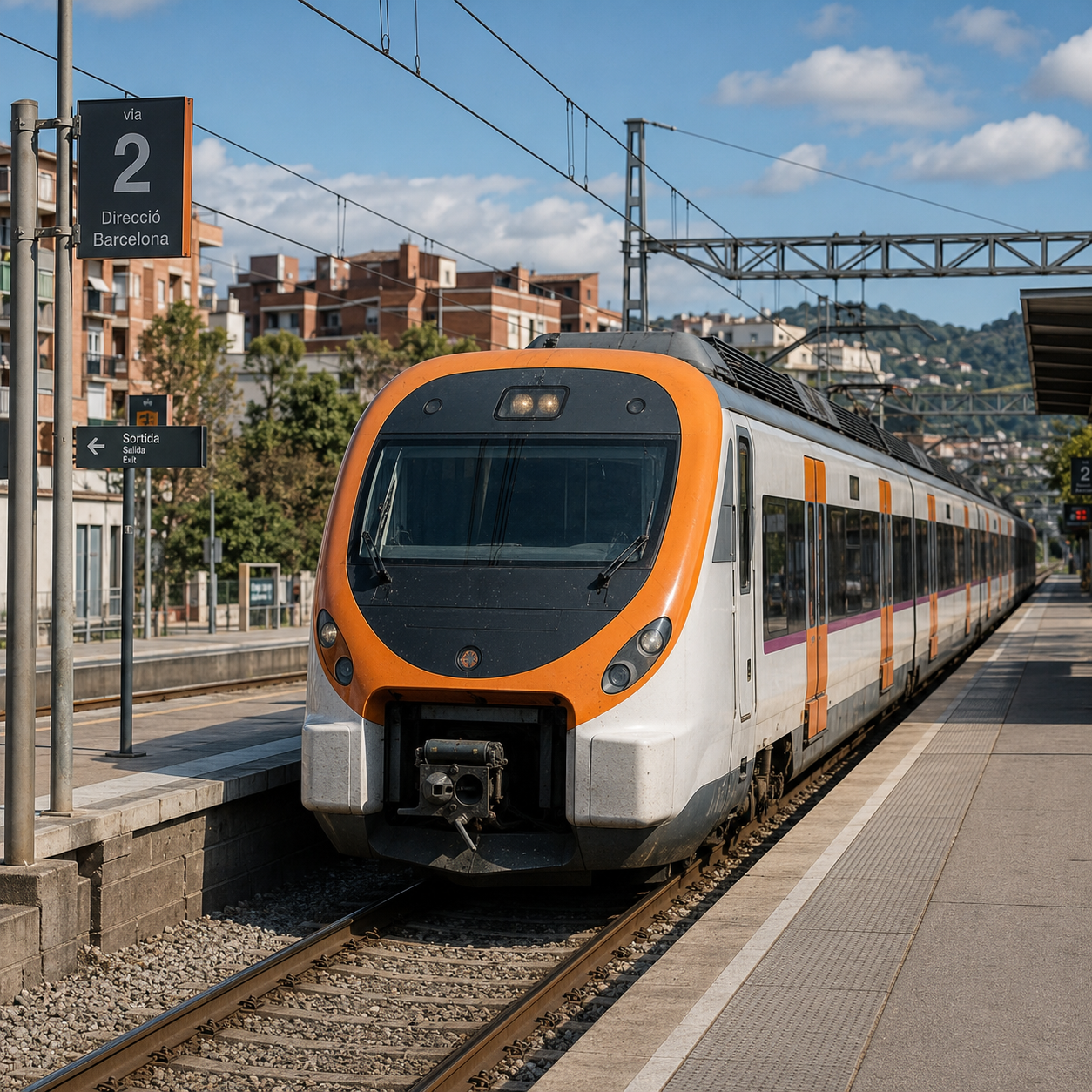 Caos a Rodalies a la demarcació de Girona