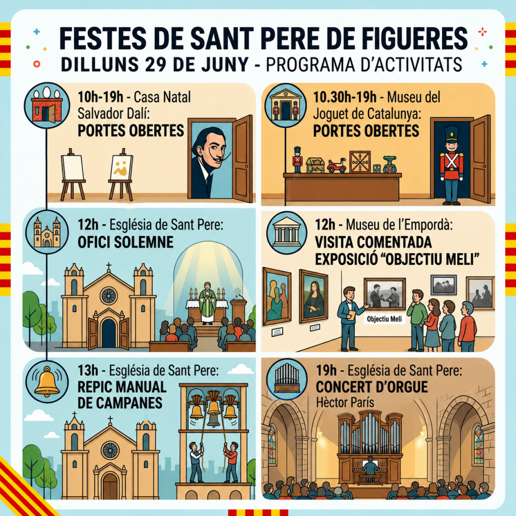 Figueres s’omple de festa per Sant Pere