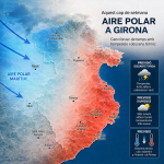 L’aire polar portarà tempestes i un descens tèrmic aquest cap de setmana