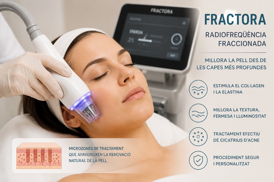 Fractora: radiofreqüència fraccionada per millorar la qualitat de la pell